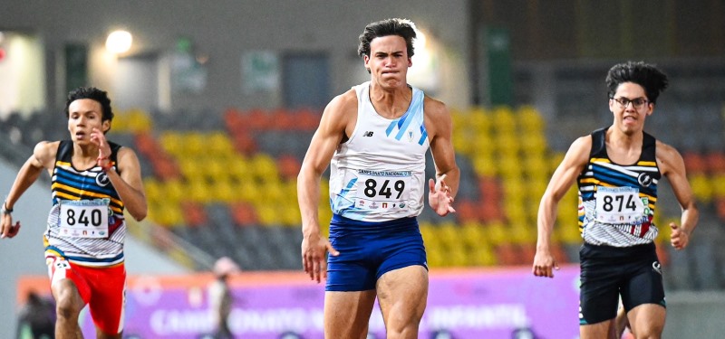 Mariano Fiol establece nuevo récord nacional U18 de los 200m. (21.77)