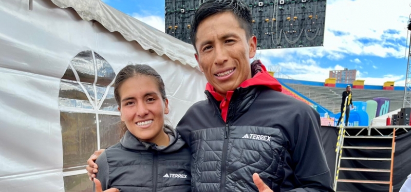 Capote peruano en Ecuador: Saida Meneses y Rene Champi ganan la “Quito 15k”,   