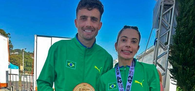 Ederson Vilela y Amanda Aparecida, campeones panamericanos de maratón