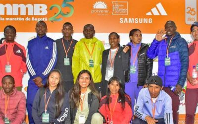 Perú con Zaida Ramos, Saida Meneses y Daverso Ramos, presentes en la Media Maratón de Bogotá