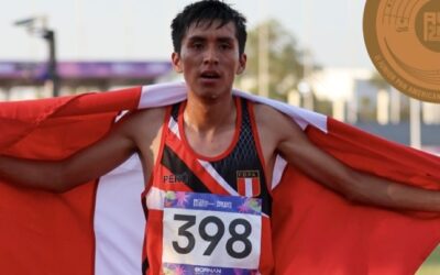 Nider Pecho en los 10,000 metros se cuelga la medalla de bronce en los Juegos Panamericanos Junior Asunción