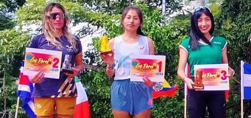 Sheyla Eulogio imparable esta vez ganó en “Las Flores Half Marathon” en Costa Rica