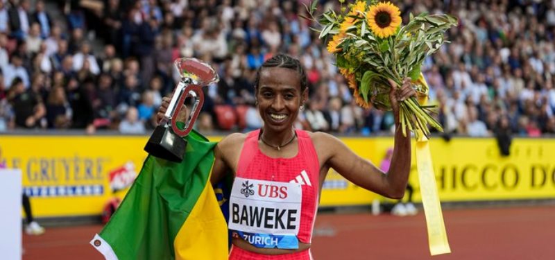 Gana los 3.000 metros con el dorsal de otra atleta en la final de la Liga de Diamante en Zurich