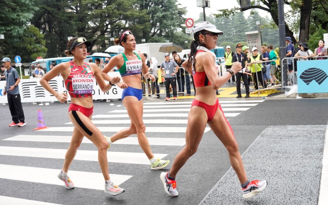 Mary Luz Andía ofrece una actuación valiente en la marcha del Mundial de Tokio 2025
