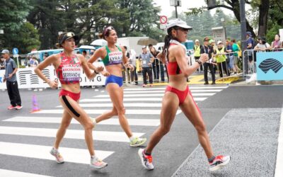 Mary Luz Andía ofrece una actuación valiente en la marcha del Mundial de Tokio 2025