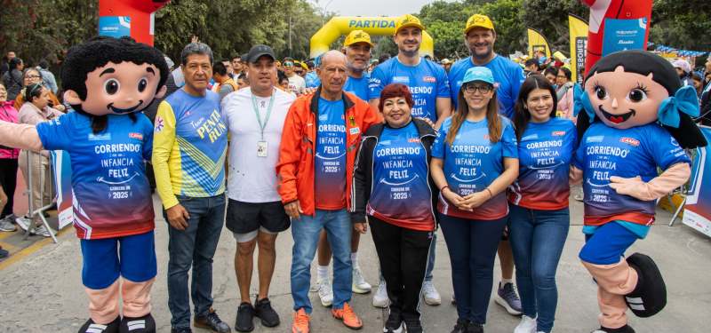 Más de 4 mil personas corrieron por una infancia feliz