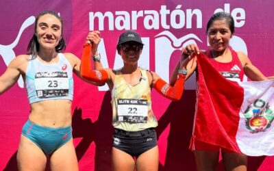 Nicolasa Condori y Luis Ostos logran el segundo lugar de la maratón de Viña del Mar