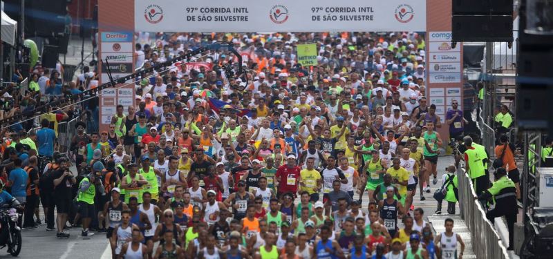 Impresionante inscripción de la Maratón de Sao Silvestre con 50mil participantes
