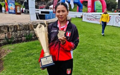 Campeona Sudamericana de Cross Country Ytala Canchanya futura deportóloga