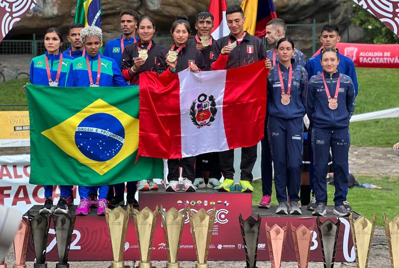 Perú Campeón Sudamericano de Cross Country en Colombia