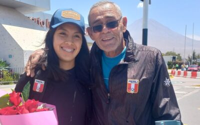 Anita Poma, la atleta que supo levantarse para ganar el oro