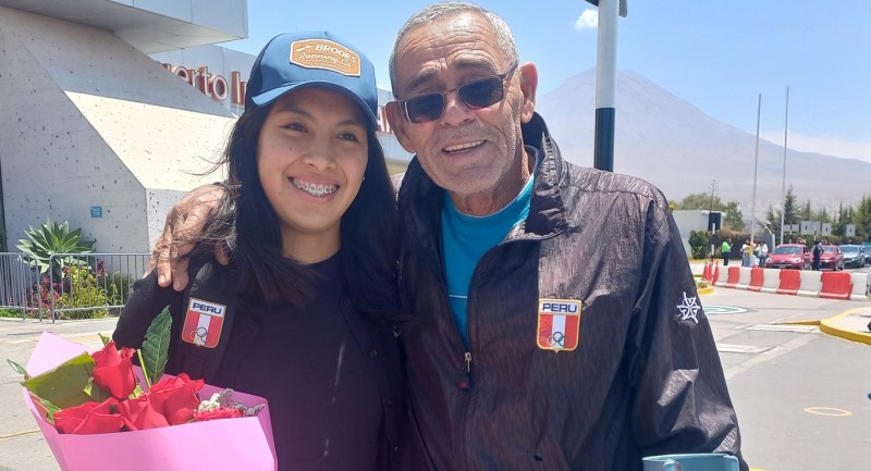 Anita Poma, la atleta que supo levantarse para ganar el oro