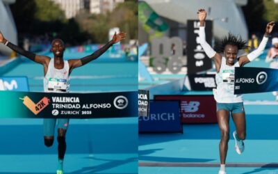 John Korir y Joyciline Jepkosgei son los flamantes ganadores de la Maratón de Valencia