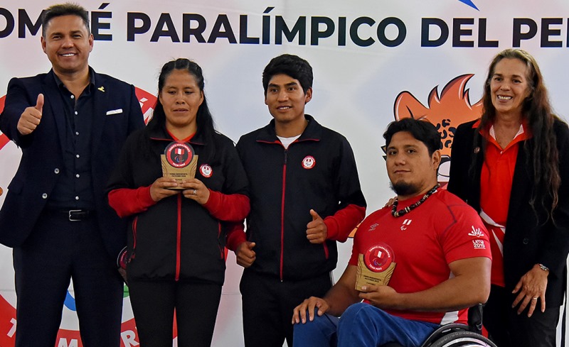 Para Atletas Neri Mamani y Kenny Pacheco son los mejores para deportistas del 2025
