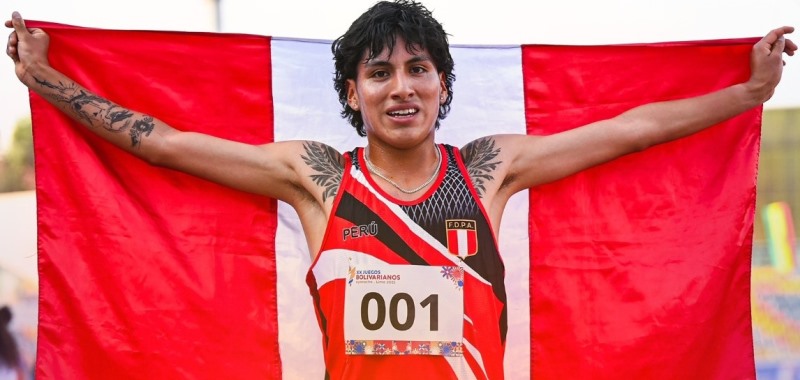 Luis Huamán es medalla de plata en los 1,500 metros de los Juegos Bolivarianos