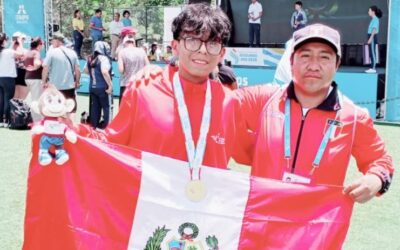 Anghelo Dustin Calcina futura promesa de la marcha peruana es campeón sudamericano escolar
