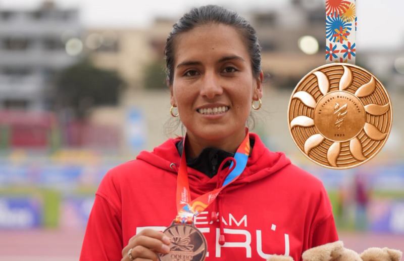 El atletismo peruano se vistió de bronce en los Juegos Bolivarianos Ayacucho – Lima 2025