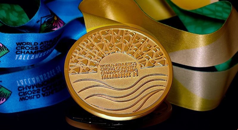 Las medallas del Campeonato Mundial de Cross a realizarse en Tallahassee 26
