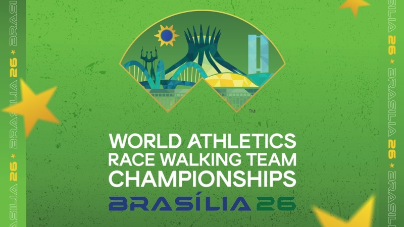 Brasil presentó el logotipo del Campeonato Mundial de Marcha por Equipos Brasilia 2026