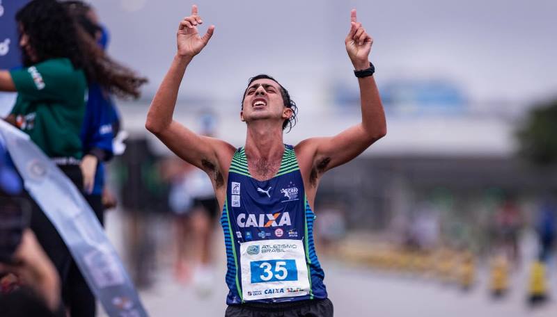 Caio Bonfim imparable gana su 15º título de la Copa Brasileña de Marcha en Brasilia
