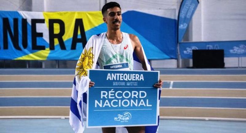 Valentín Soca estableció un nuevo récord sudamericano indoor en Antequera