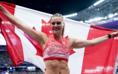 Alysha Newman, bronce olímpico en pértiga en Paris 2024 fue suspendida por saltarse los controles