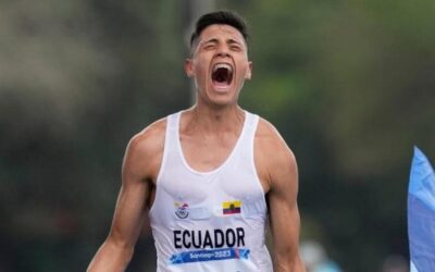 Marchista ecuatoriano David Hurtado establece la nueva marca sudamericana del maratón de marcha