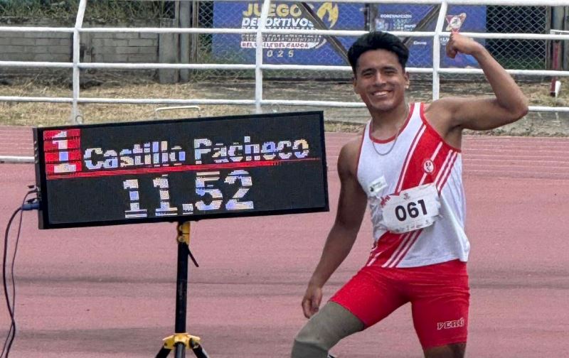 Para atleta Jesús Castillo logra el oro en Colombia en 100m. con récord nacional
