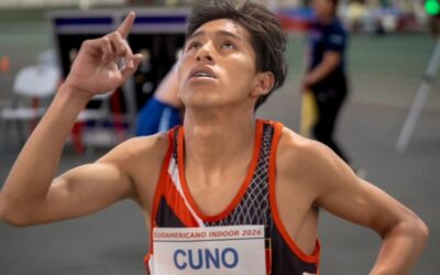 Yeferson Cuno es el campeón sudamericano indoor en los 1,500m.