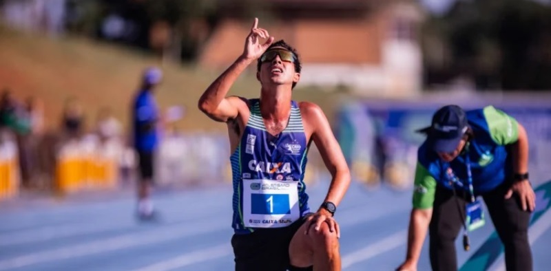 Caio Bonfim establece el récord sudamericano de marcha de 5.000 m pista