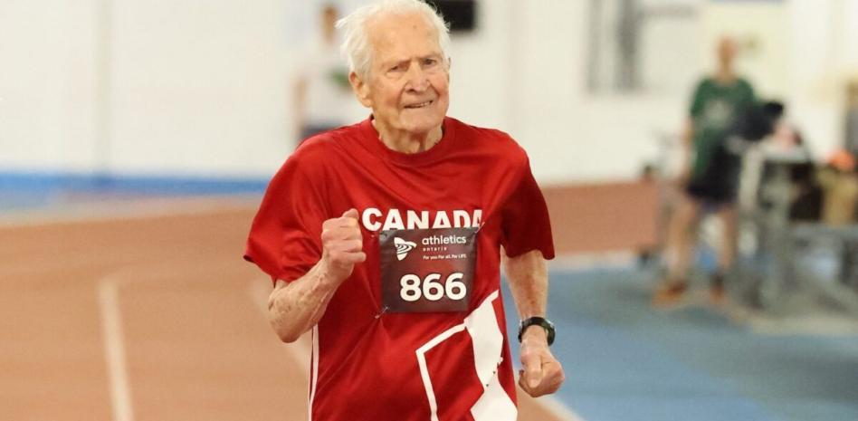 Canadiense Earl Fee de 97 años rompe récord mundial en 200 metros