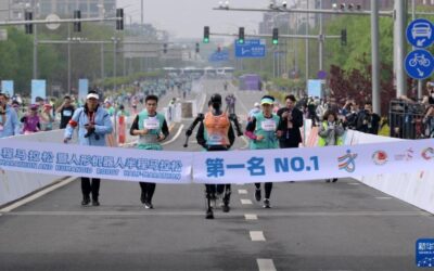 Los robots se disparan en Pekín: pulverizan el récord humano