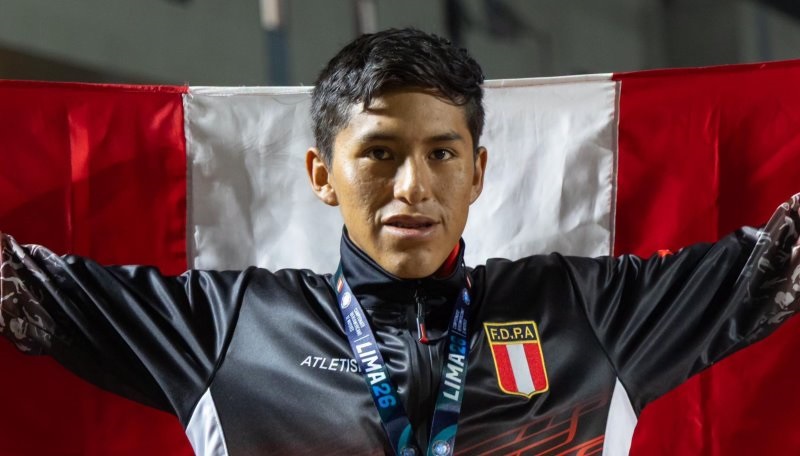 Jefferson Cuno obtuvo la medalla de bronce en el Iberoamericano de atletismo mayores