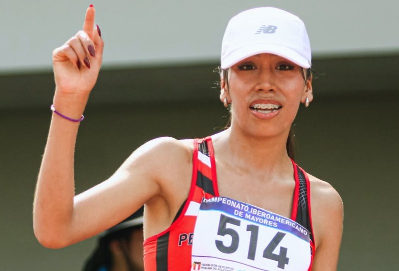 Verónica Huacasi y la posta 4×100 damas, sella la presentación del atletismo peruano en el Iberoamericano