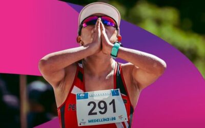 Evelyn Inga es la Campeona Panamericana de la media maratón de la marcha