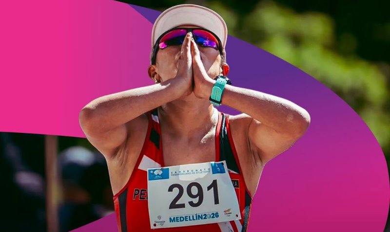 Evelyn Inga es la Campeona Panamericana de la media maratón de la marcha