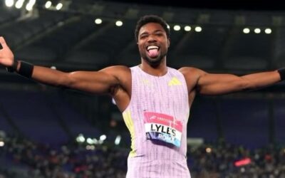 Noah Lyles gana los 100 metros en Roma con un tiempo de 9.88