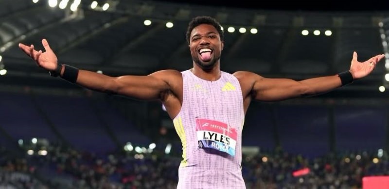 Noah Lyles gana los 100 metros en Roma con un tiempo de 9.88