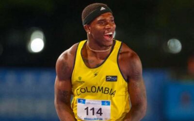 Ronal Longa corre los 100 metros planos en 9.85 seg. en panamericano de mayores