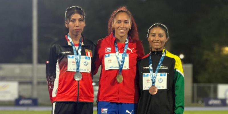 Verónica Huacasi es subcampeona panamericana de los 5,000 metros