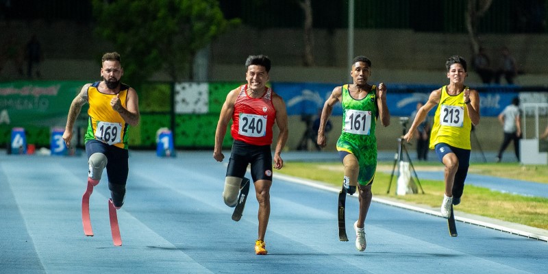 Para atleta Jesús Castillo logra la plata en 100 metros en Juegos Para suramericanos