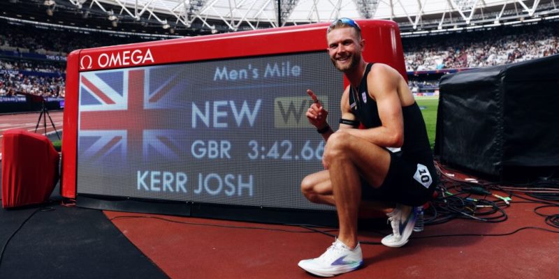 Josh Kerr rompe el récord mundial de la milla después de 27 años