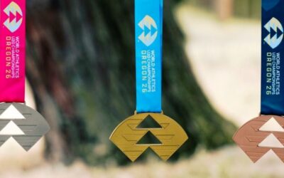 Se presentan las medallas del Mundial de Atletismo U20 de Oregón 26
