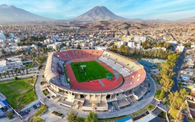Se inauguró la nueva pista de atletismo de Estadio de la UNSA en Arequipa
