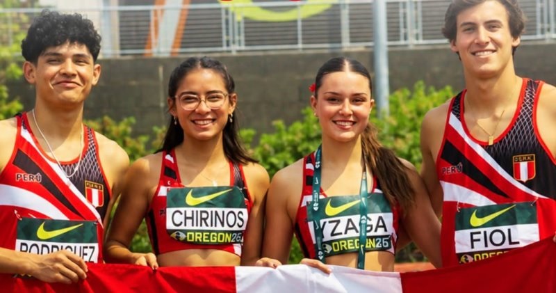 Segundo día del Campeonato Mundial U20 con récord nacional U23 y mayores en la posta mixta